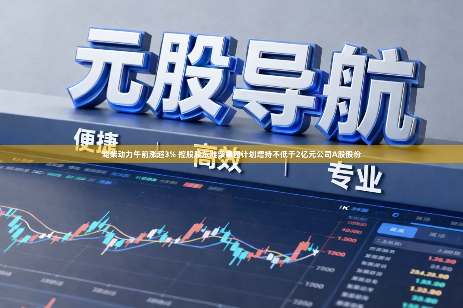 潍柴动力午前涨超3% 控股股东潍柴集团计划增持不低于2亿元公司A股股份